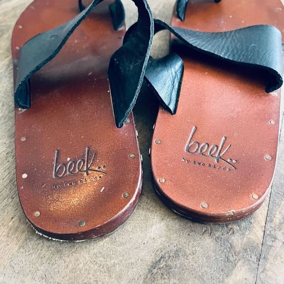 beek Black and Brown Sandals - Picture 8 of 10